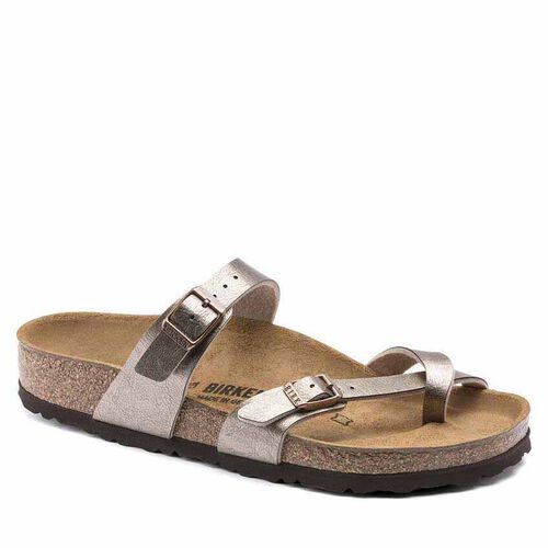 Birkenstock Mayari Birko-Flor Graceful Taupe Regular Width Sandal